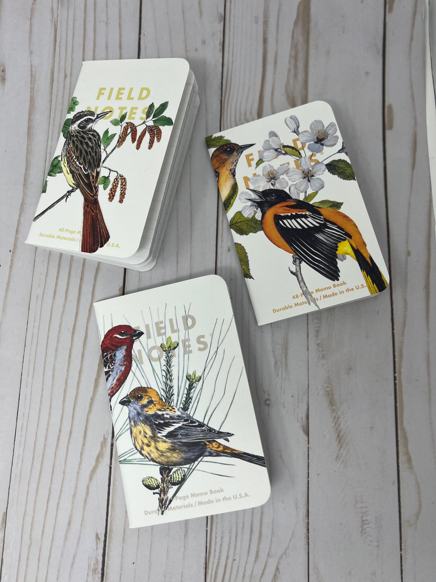 Field Notes “The Birds and Trees of North America” Pack “B”, set of 3 ruled notebooks