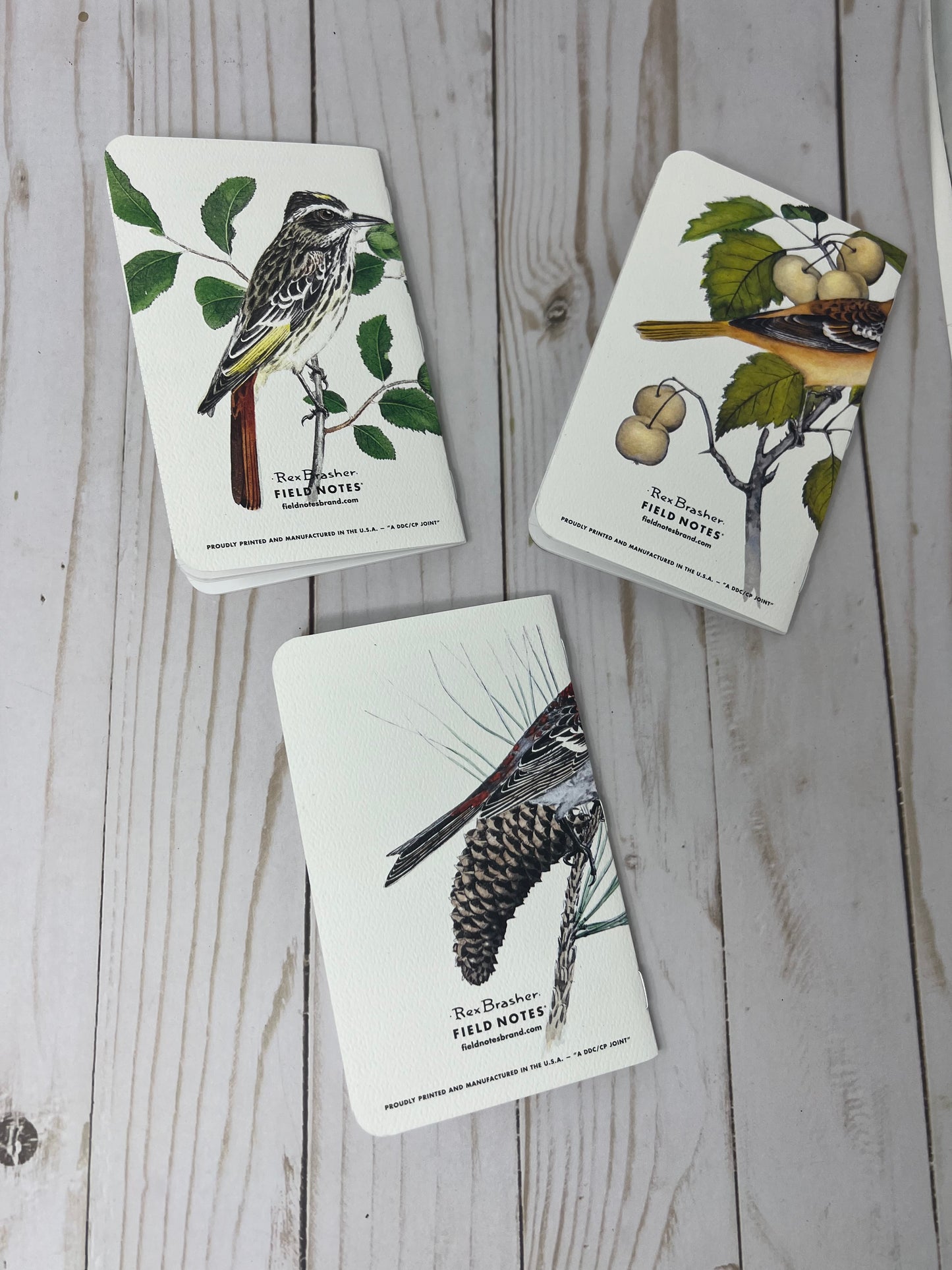 Field Notes “The Birds and Trees of North America” Pack “B”, set of 3 ruled notebooks