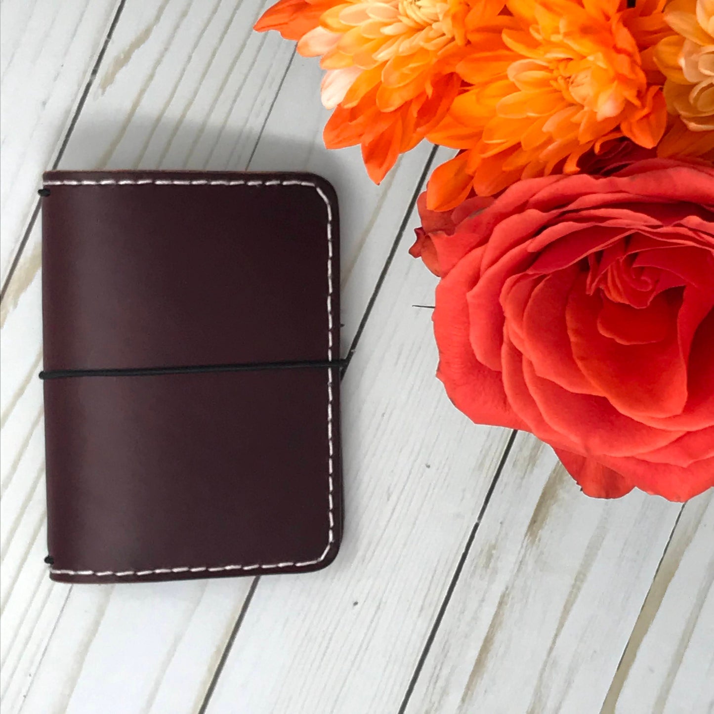 Passport Cover, Passport Traveler's Notebook, *Pick Your Finish* Full-Grain Leather, 5-3/8" x 8.5" (open flat)
