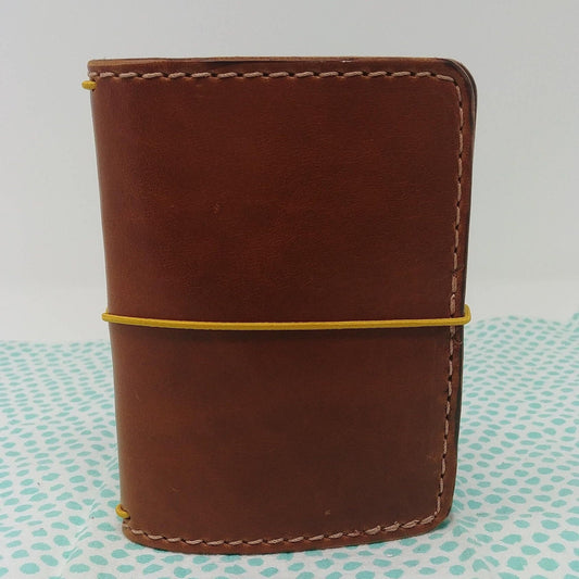 Passport Cover, Passport Traveler's Notebook, *Pick Your Finish* Full-Grain Leather, 5-3/8" x 8.5" (open flat)