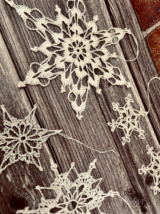 Crochet Snowflake, Lace Snowflake, Handmade