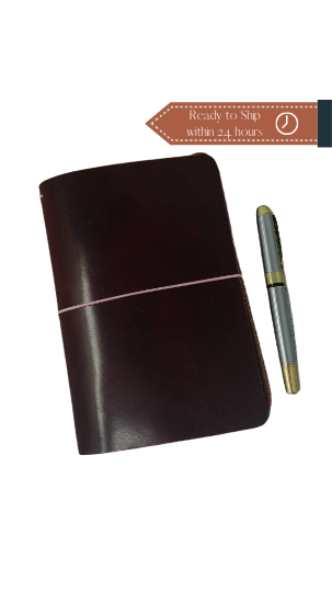 A5 Cherry Harness | Ready to Ship Traveler's Notebook