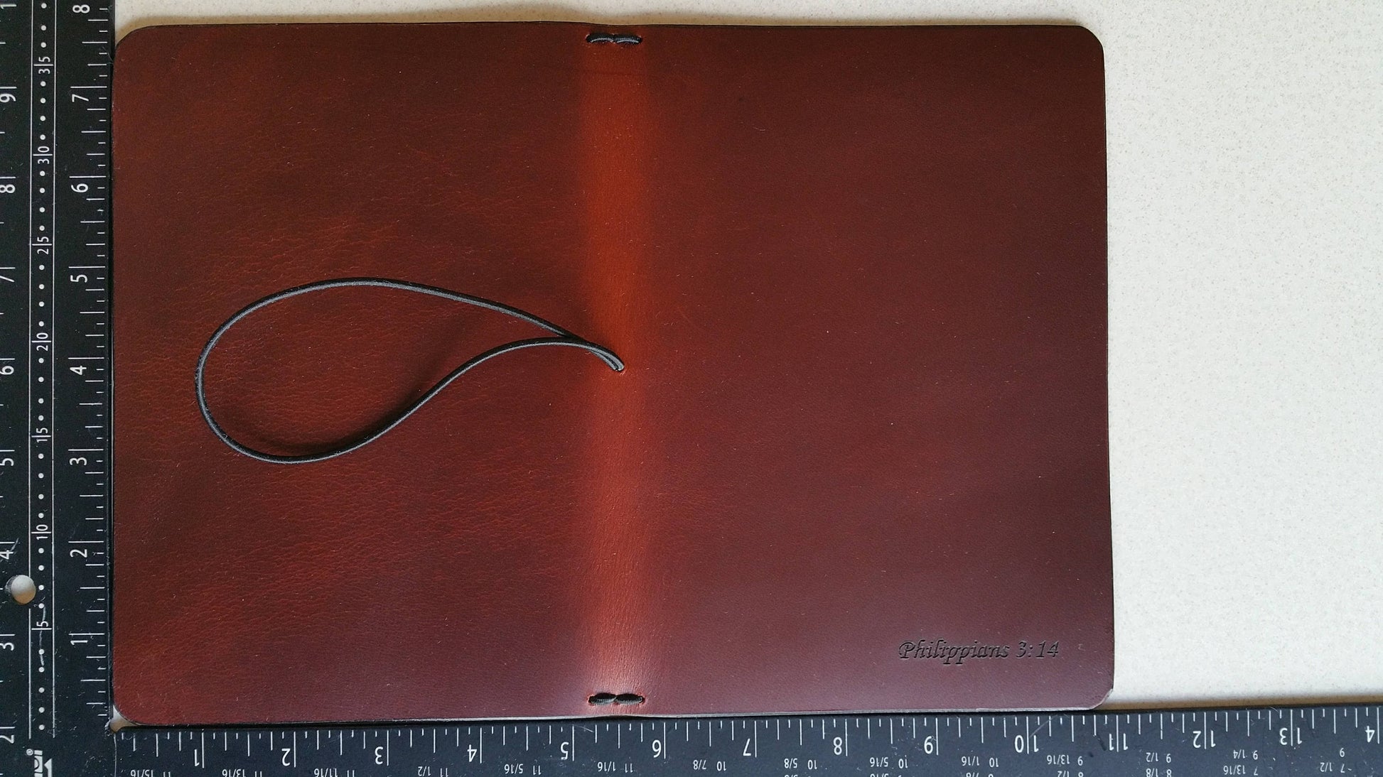 B6 Large *Pick Your Finish* Traveler's Notebook, 8.25" x 12" (open flat) Full-grain Leather, sized for Field Notes Note Books (NOT included)