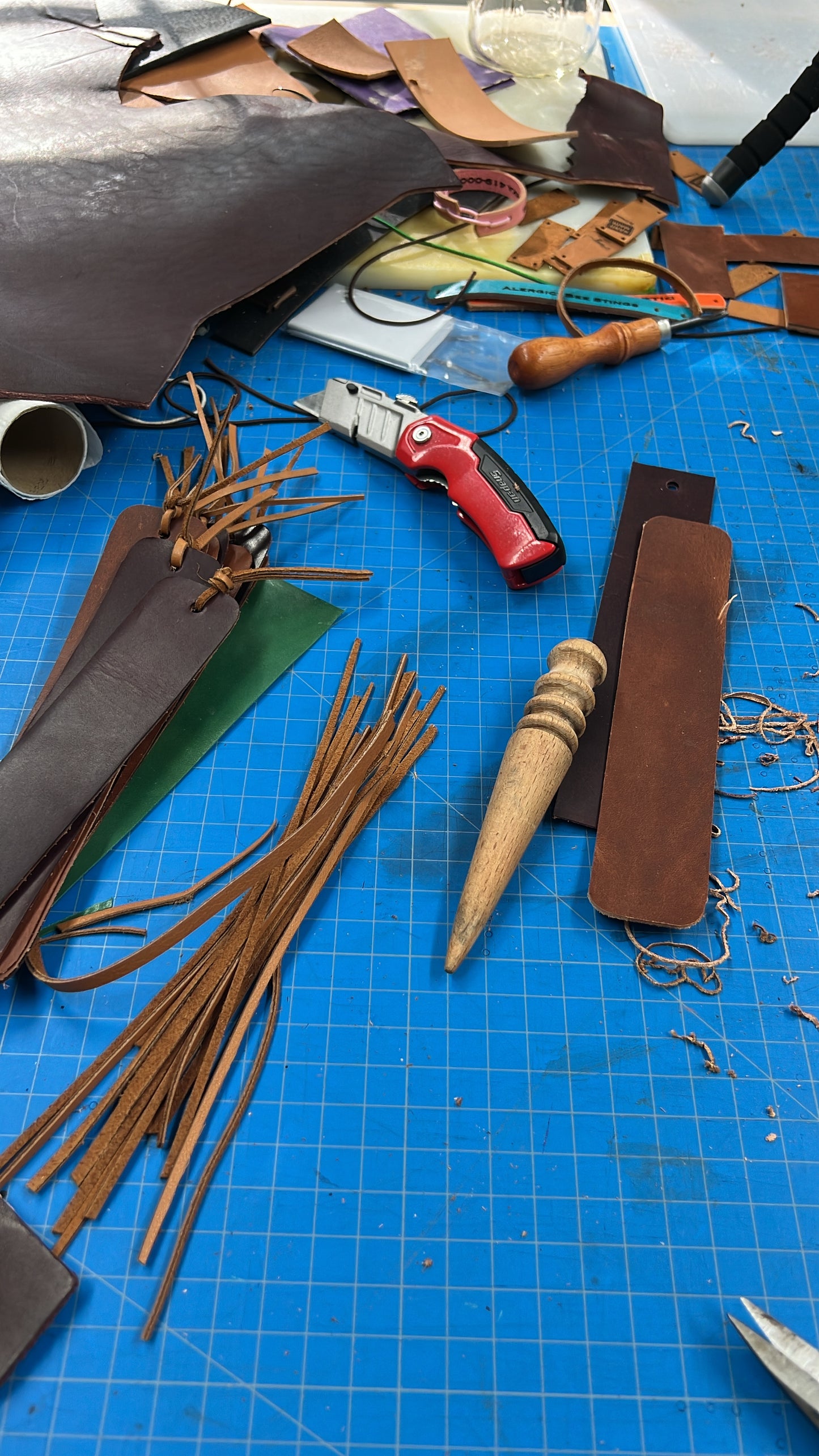 Leather Bookmark | Customize! quotes, logos, verses