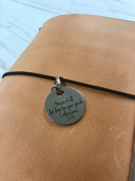 Encouragement TN Charm | Planner Dangle Charm | Bracelet Charm | Pair of Birds | Support Charm | Traveler's Notebook Charm
