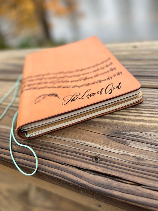 Heirloom Leather Journal, Veg Tanned Leather Notebook, Composition Cover, Moleskine XL inserts INCLUDED