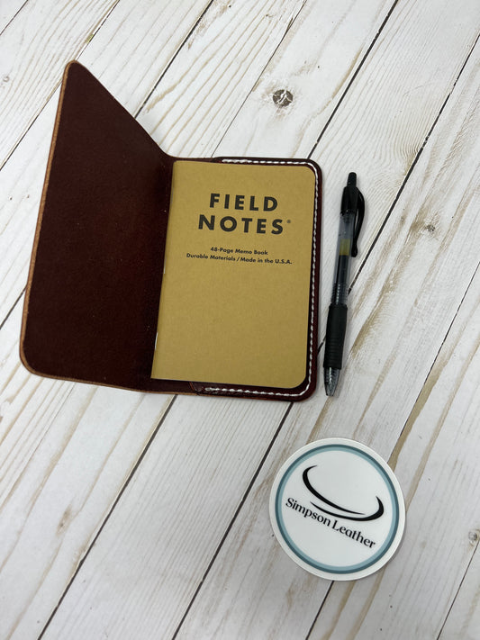 Single Field Notes Cover for Single Notebook (included), Redwood Harness