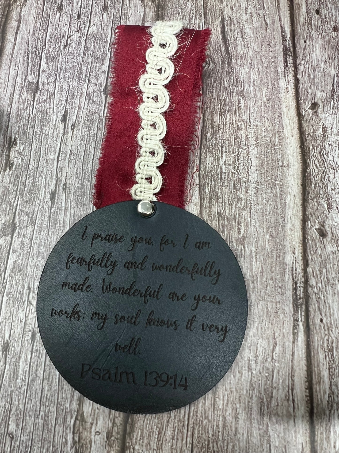 First Year premium leather Baby Ornaments