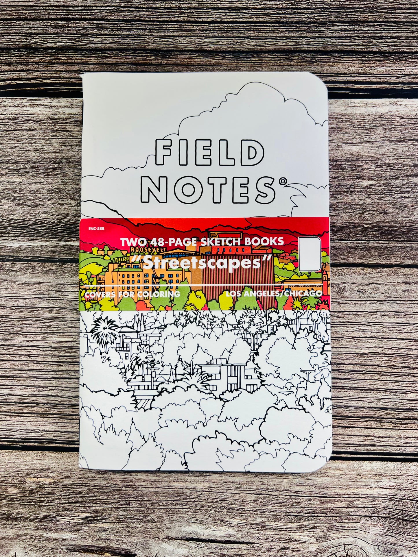 Field Notes: Streetscapes Sketchbooks (Los Angeles/Chicago edition), 2 Pack