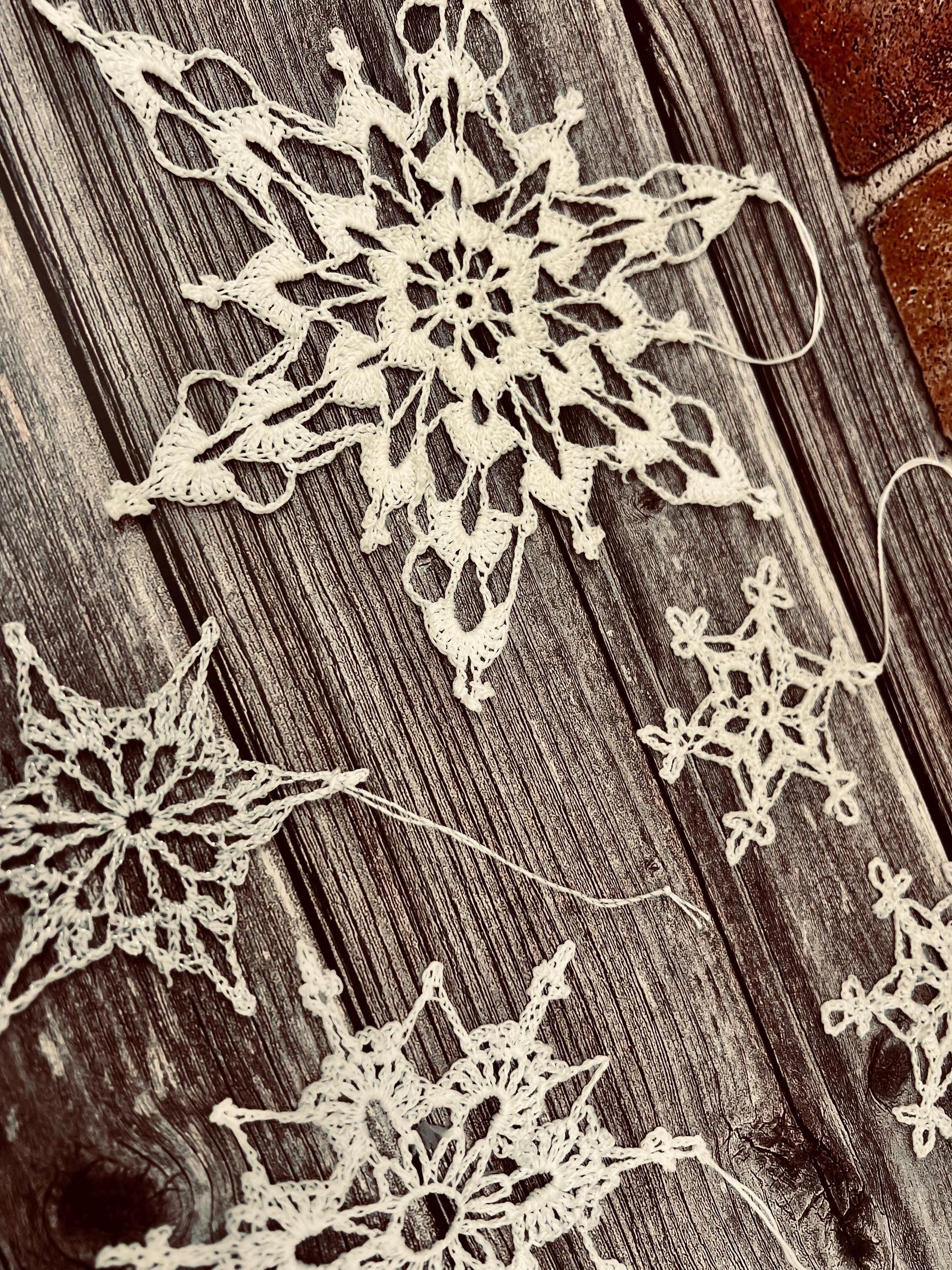 Crochet Snowflake, Lace Snowflake, Handmade