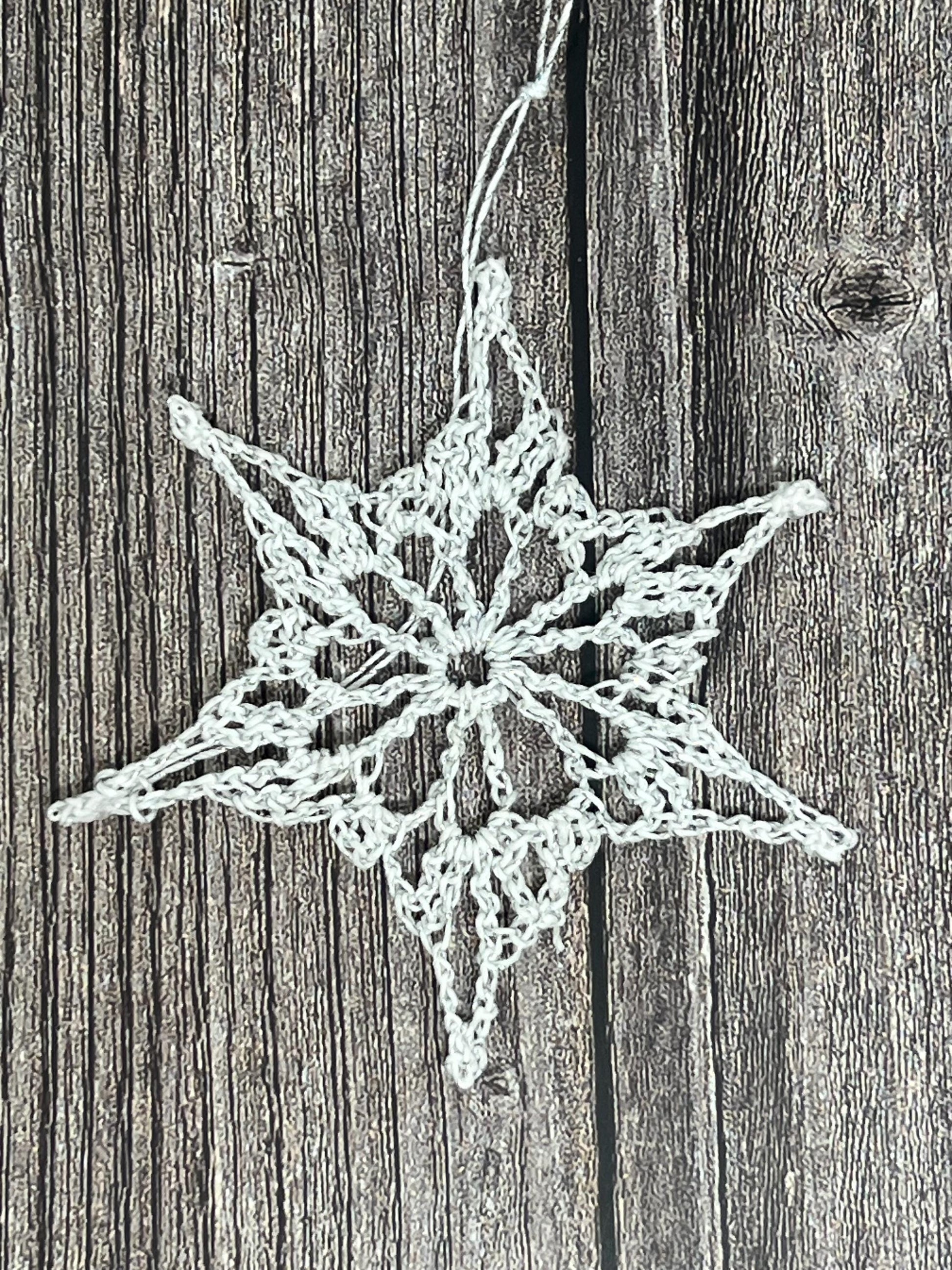 Crochet Snowflake, Lace Snowflake, Handmade