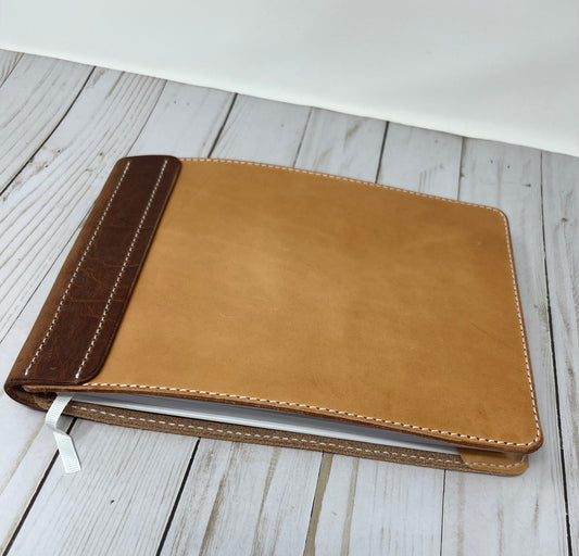 Leather GuestBook, BIG, Wedding Guest b