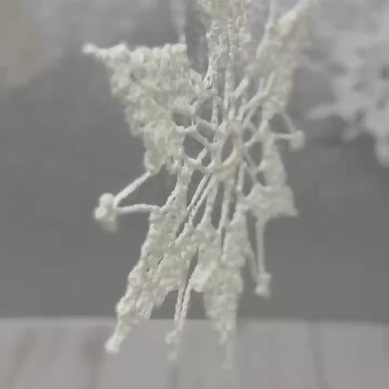 Crochet Snowflake, Lace Snowflake, Handmade