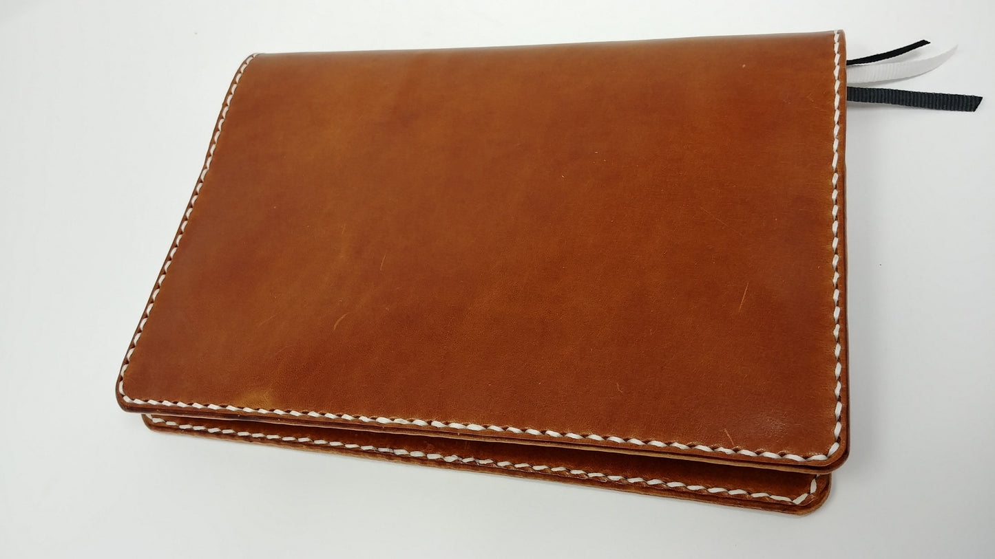 Stitched Saddle Brown Harness Folio