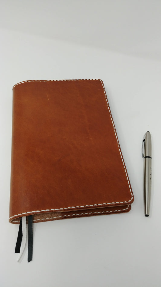 Stitched Saddle Brown Harness Folio