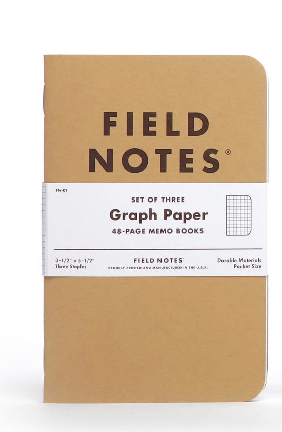 Field Notes: Original Kraft 3-Pack (Varieties offered) – Simpson Leather