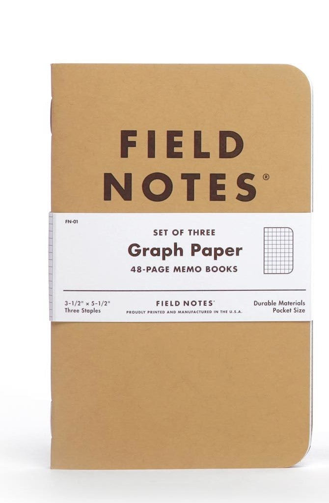 Field Notes Left-Handed Notebooks (Set of 3)