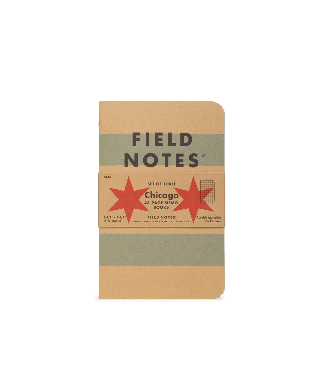 Field Notes: Chicago, 3 pack
