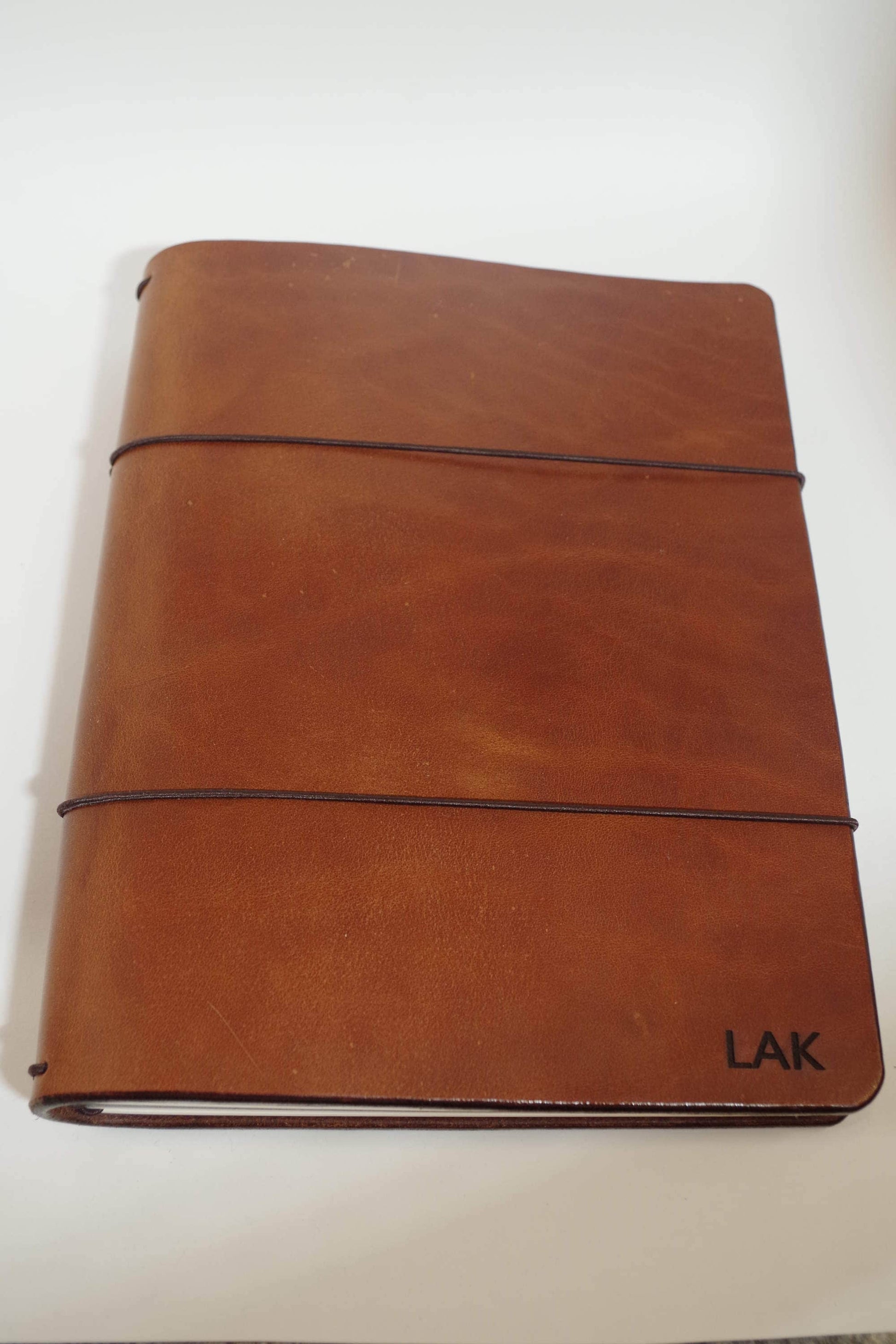 BIG Oak Harness Composition Cover | Full Grain Leather Journal | Fits 7.5" x 9.75" Inserts