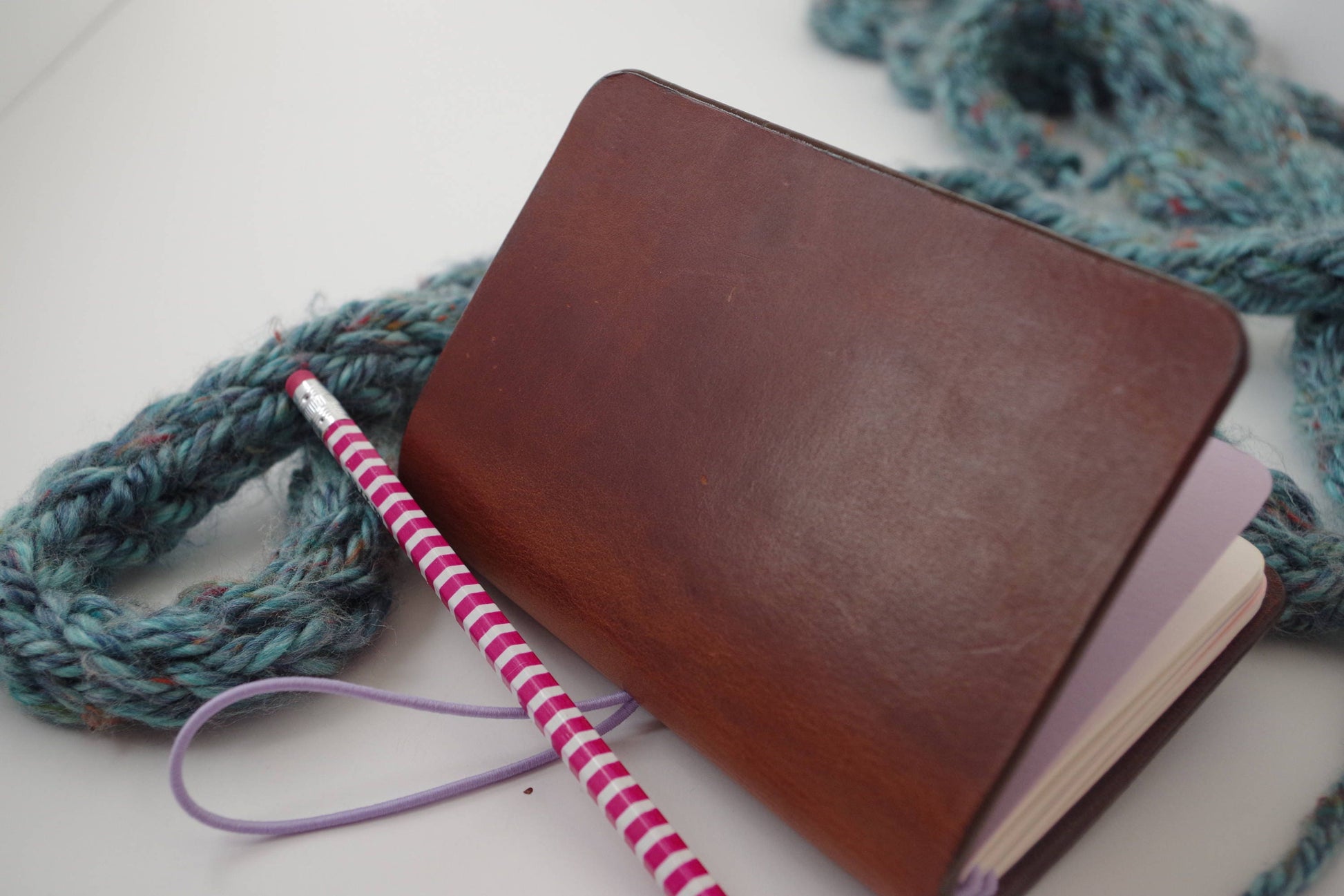 Pocket TN, Full Grain Leather Notebook, Leather Journal, A *Pick your finish* item, Pocket Cover, Traveler's Notebook