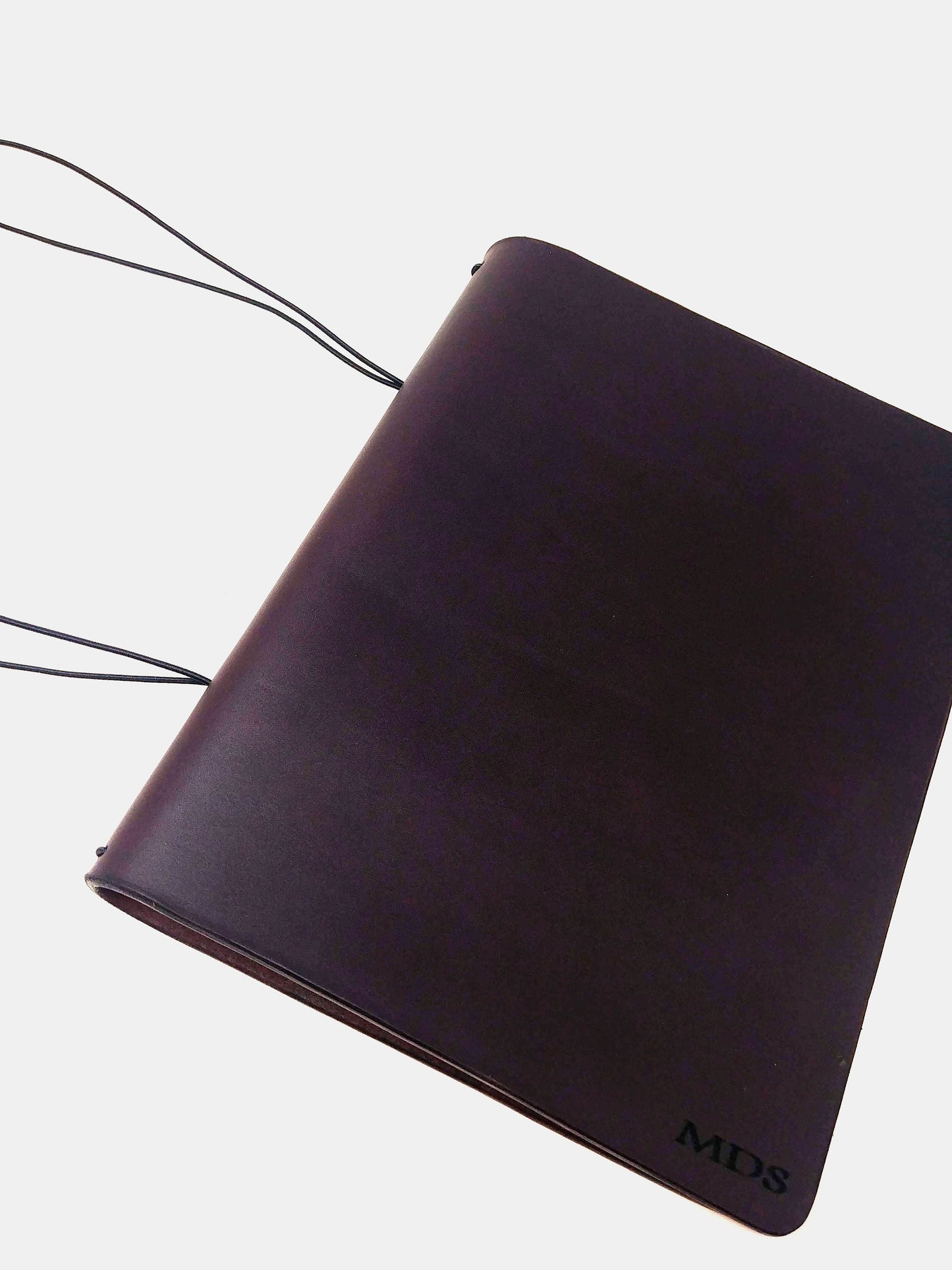 BIG Walnut Bridle Composition Cover | Full Grain Leather Journal | Fits 7.5" × 9.75" inserts