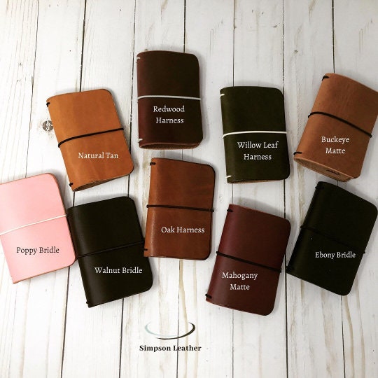 Pocket DELUXE Traveler's Notebook | Full Grain Leather Journal Cover