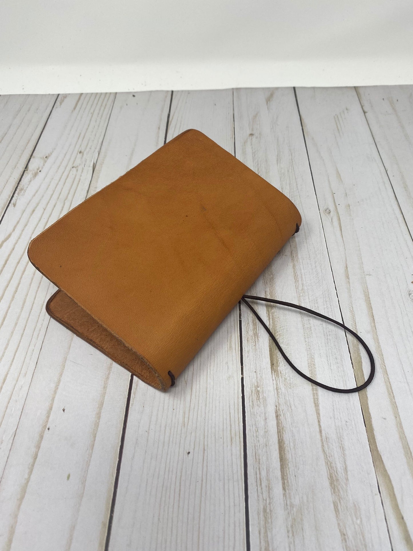 Ready to Ship, Pocket TN, Natural Tan, Full Grain Vegetable Tanned, Leather Journal, Traveler's Notebook
