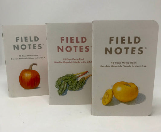 Field Notes: Harvest “A”, set of 3