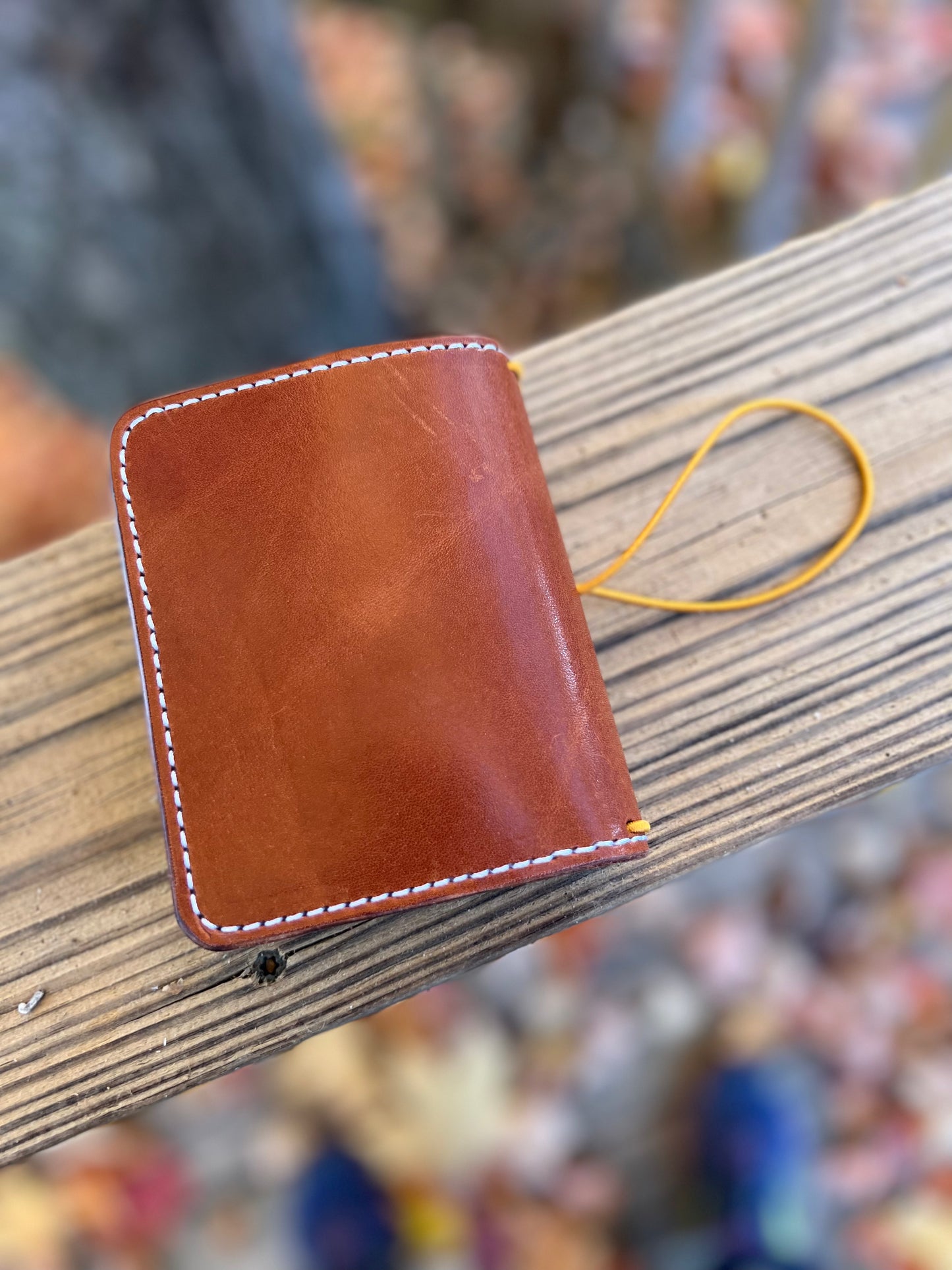 The mini Composition Wallist: Leather Card Wallet and notebooks, 2 Mini Composition books included