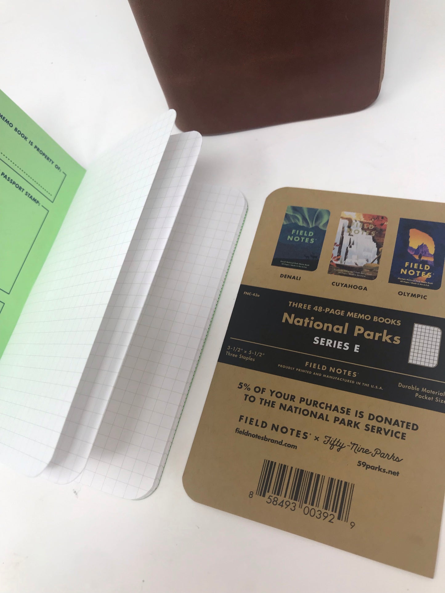 Field Notes: National Parks, Series E- Denali, Cuyahoga, Olympic