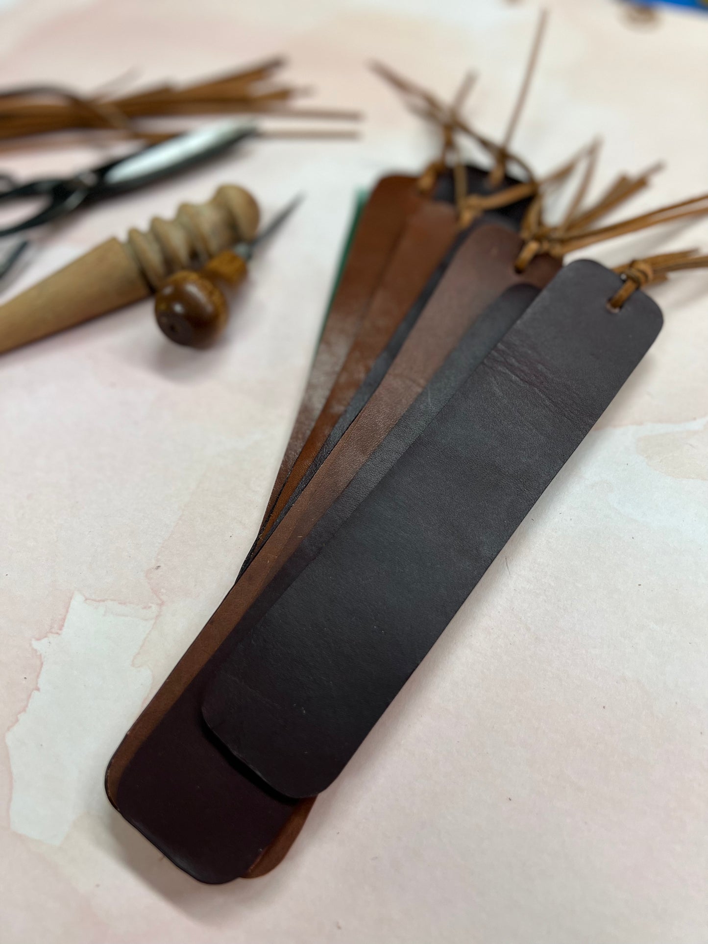 Leather Bookmark | Customize! quotes, logos, verses